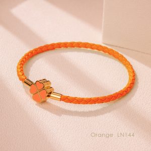 Bracelet Trèfle Orange